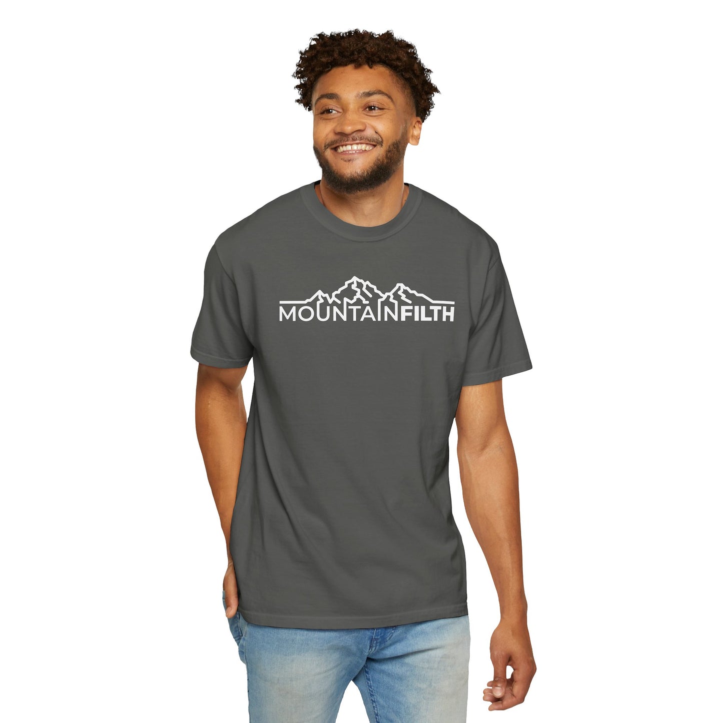 Mountain Filth Graphic T-Shirt — 'Find Your Filth' Outdoor Adventure Tee