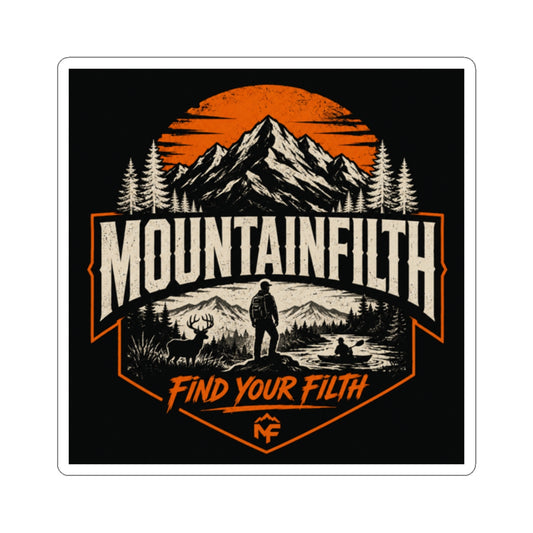 MountainFilth Outdoor Sticker — "Find Your Filth" Adventure Decal