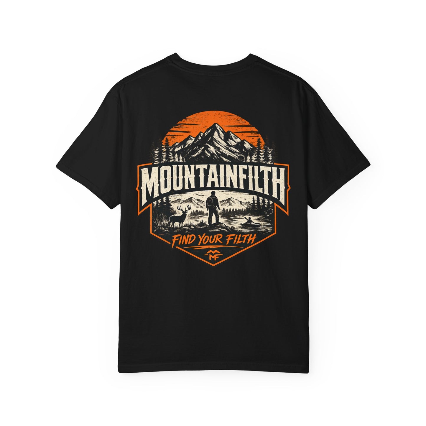 Mountain Filth Graphic T-Shirt — 'Find Your Filth' Outdoor Adventure Tee
