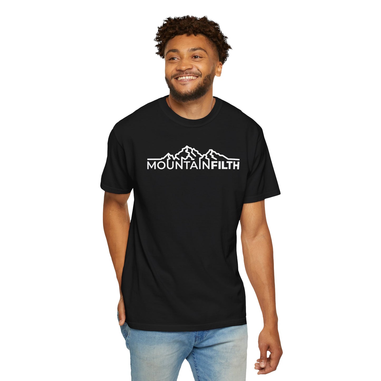 Mountain Filth Graphic T-Shirt — 'Find Your Filth' Outdoor Adventure Tee
