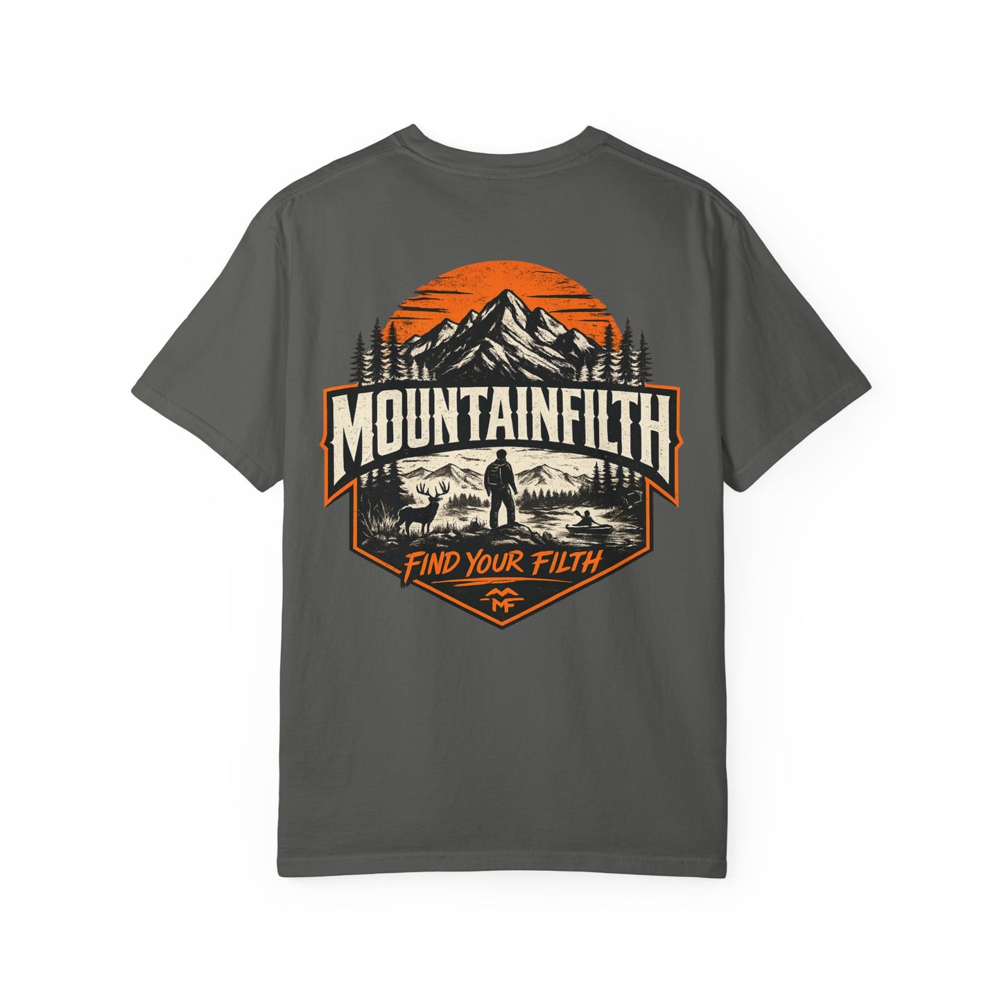 Mountain Filth Graphic T-Shirt — 'Find Your Filth' Outdoor Adventure Tee
