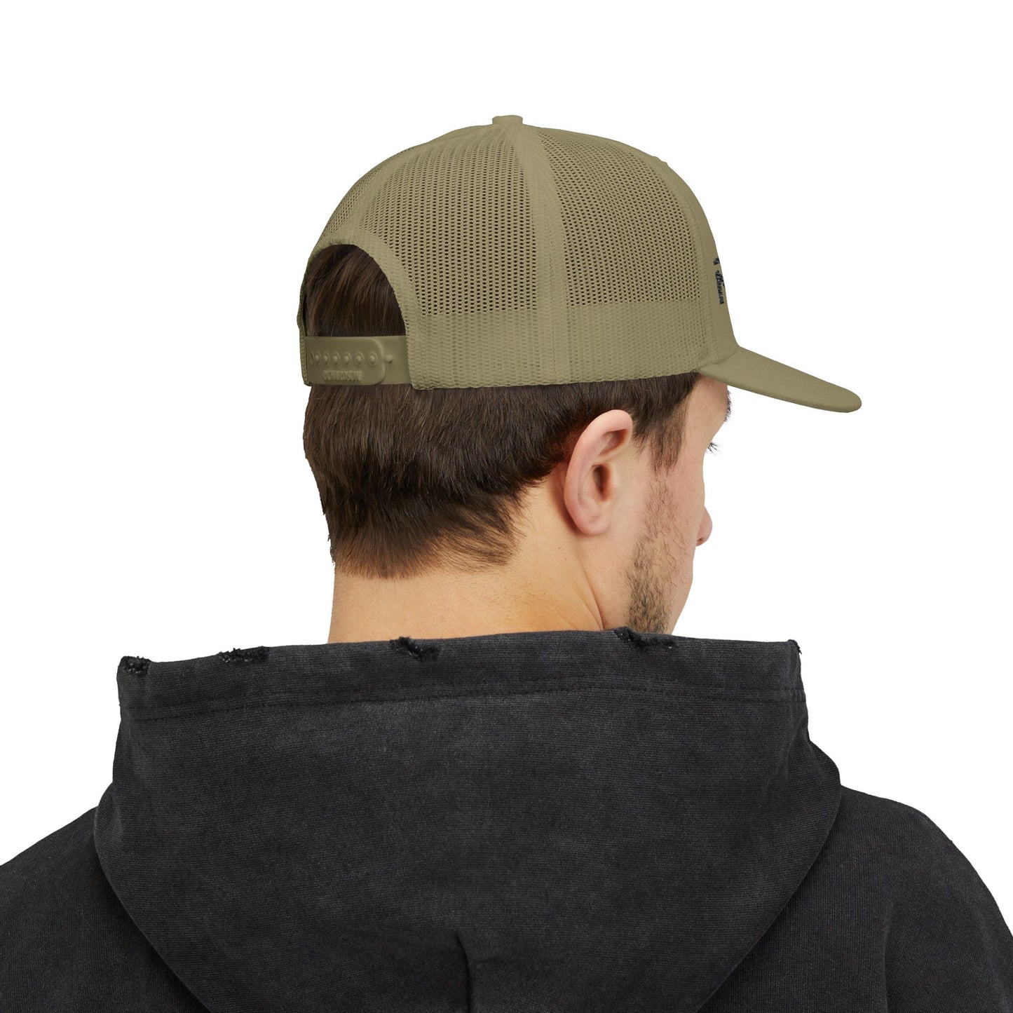 Mountain Filth Snapback Trucker Hat — Outdoor Adventure Mesh Cap